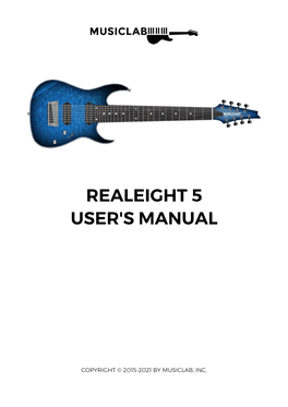 Realeight User's Manual