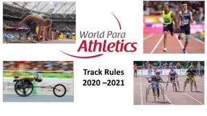 Track Rules 2020 –2021