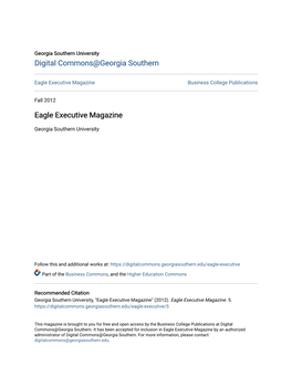 Eagle Executive Magazine Business College Publications