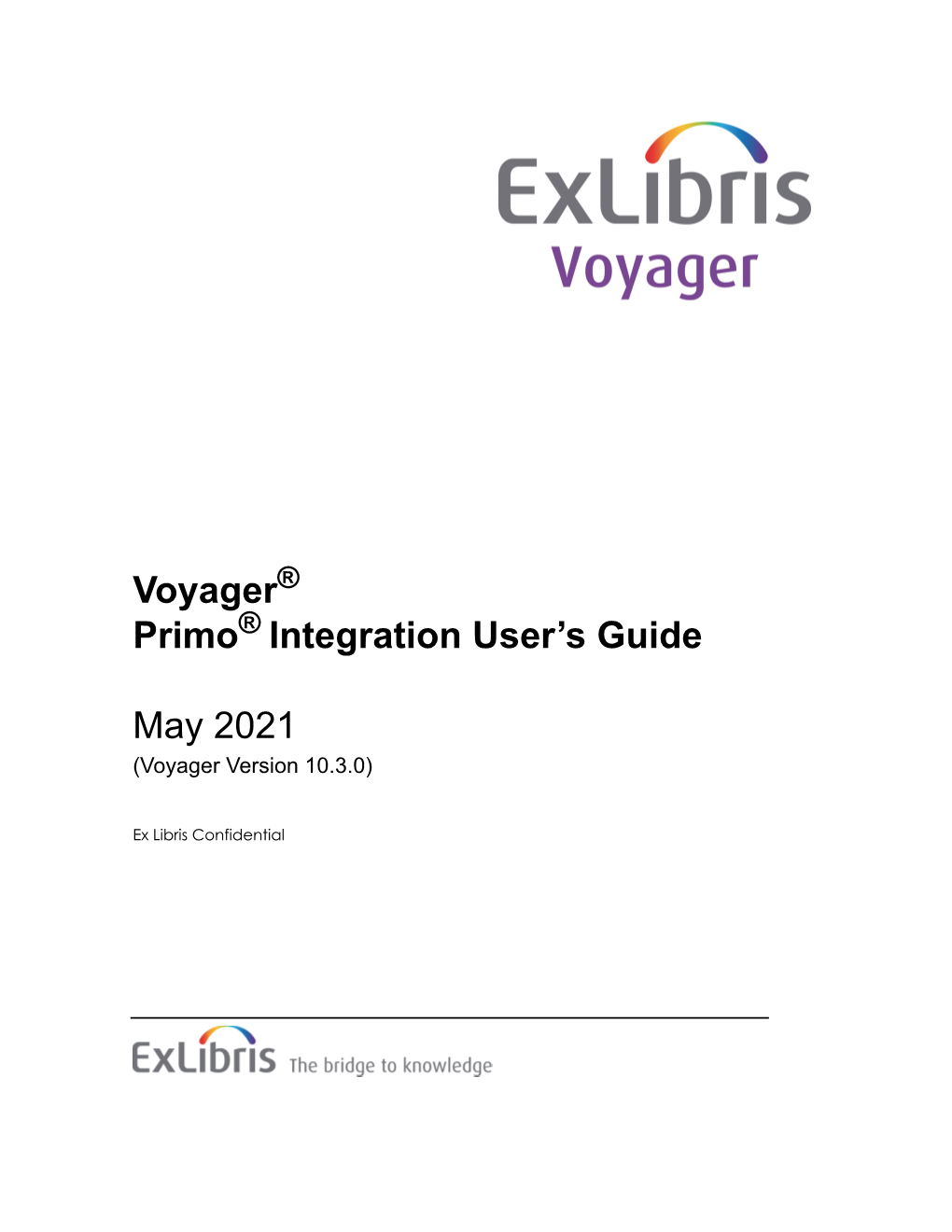 Voyager Primo Integration
