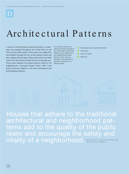 Architectural Patterns D