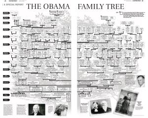 | a SPECIAL REPORT the OBAMA FAMILY TREE 1 2 Samuel Hinckley Sarah Soole 1 Died: Aug