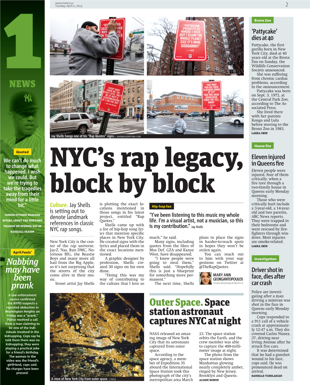 NYC's Rap Legacy, Block by Block