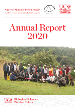 Nigerian Montane Forest Project Annual Report 2020