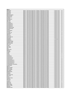 Load Shedding Schedules