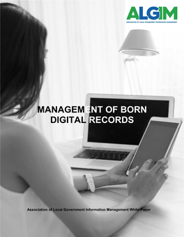 Management of Born Digital Records