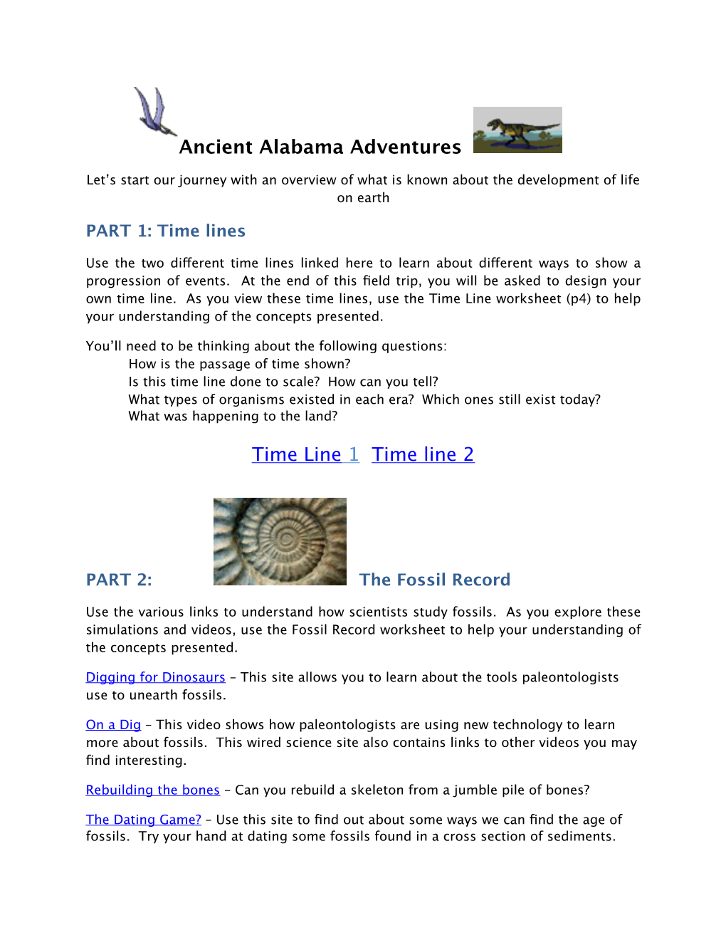 Ancient Alabama Adventures.Pages