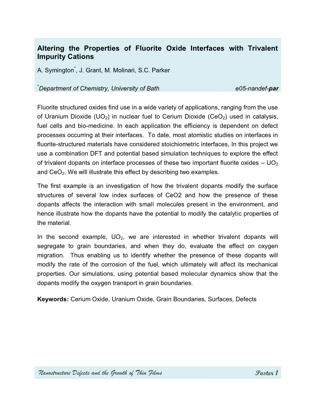 Altering the Properties of Fluorite Oxide Interfaces with Trivalent Impurity Cations