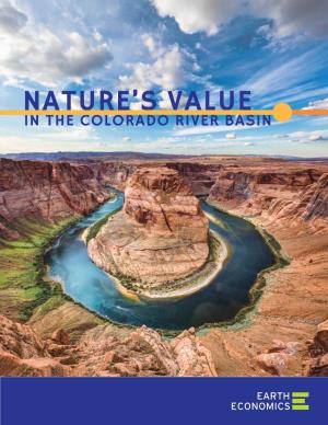Natural Capital in the Colorado River Basin