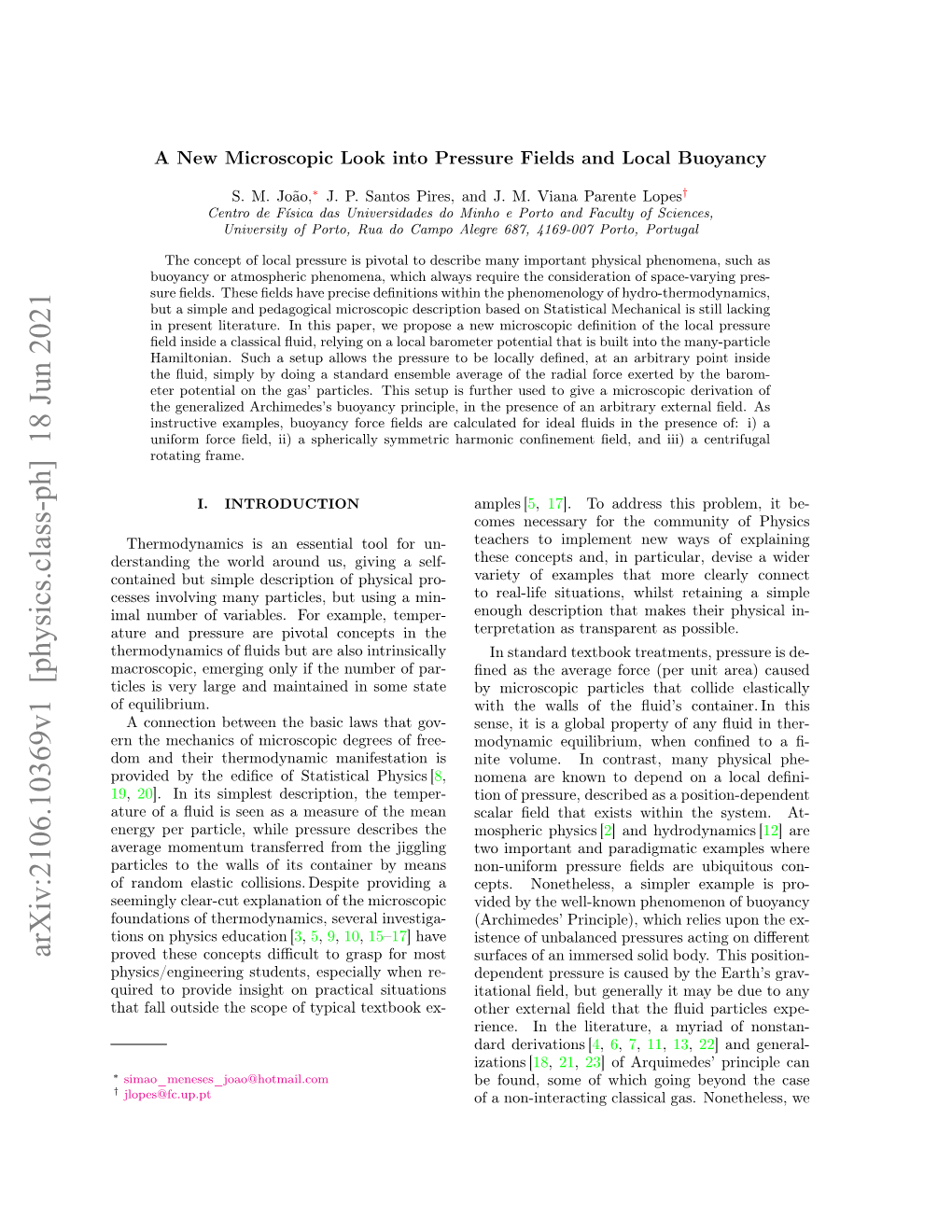 A New Microscopic Look Into Pressure Fields and Local Buoyancy