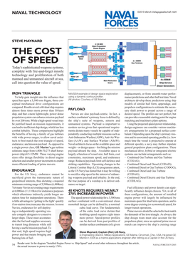 Cost of Speed