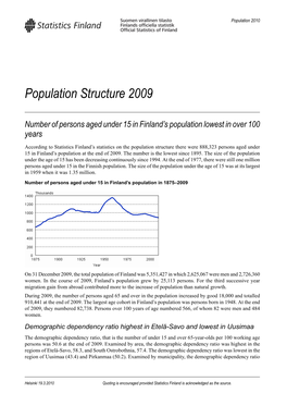 Population Structure 2009