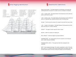 Specification Definitions Ship Rigging Identification
