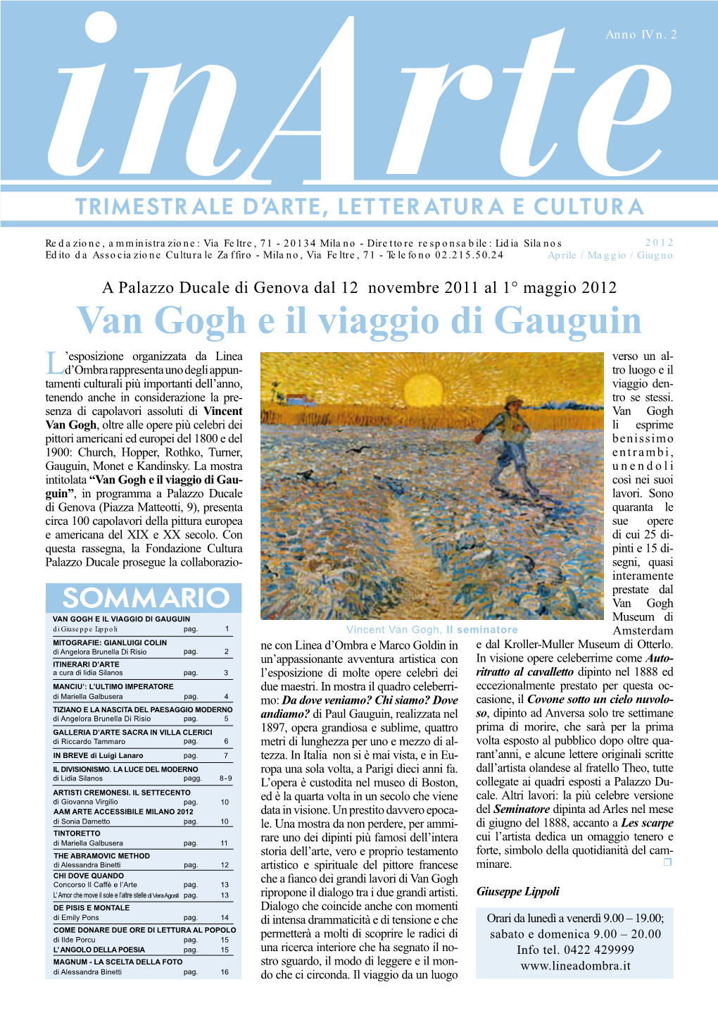 Van Gogh E Il Viaggio Di Gauguin
