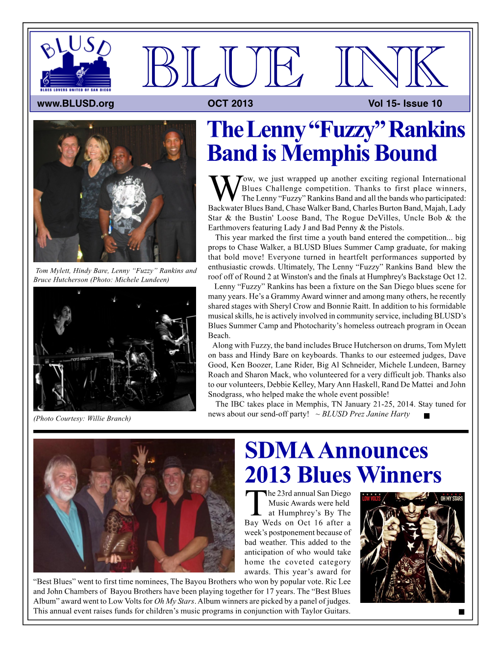 Blueink Newsletter OCT 2013