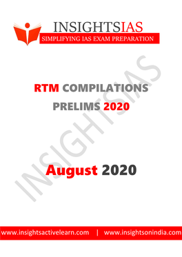 RTM-Aug-2020 Compilation