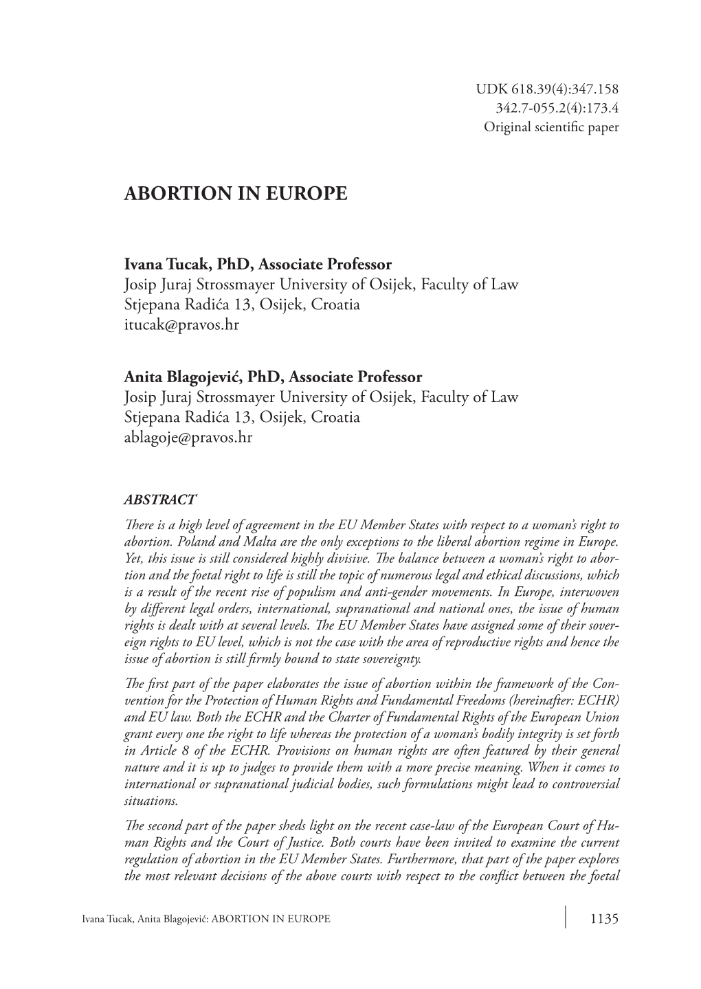 Abortion in Europe