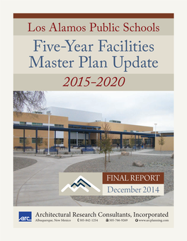 Five-Year Facilities Master Plan Update 2015-2020