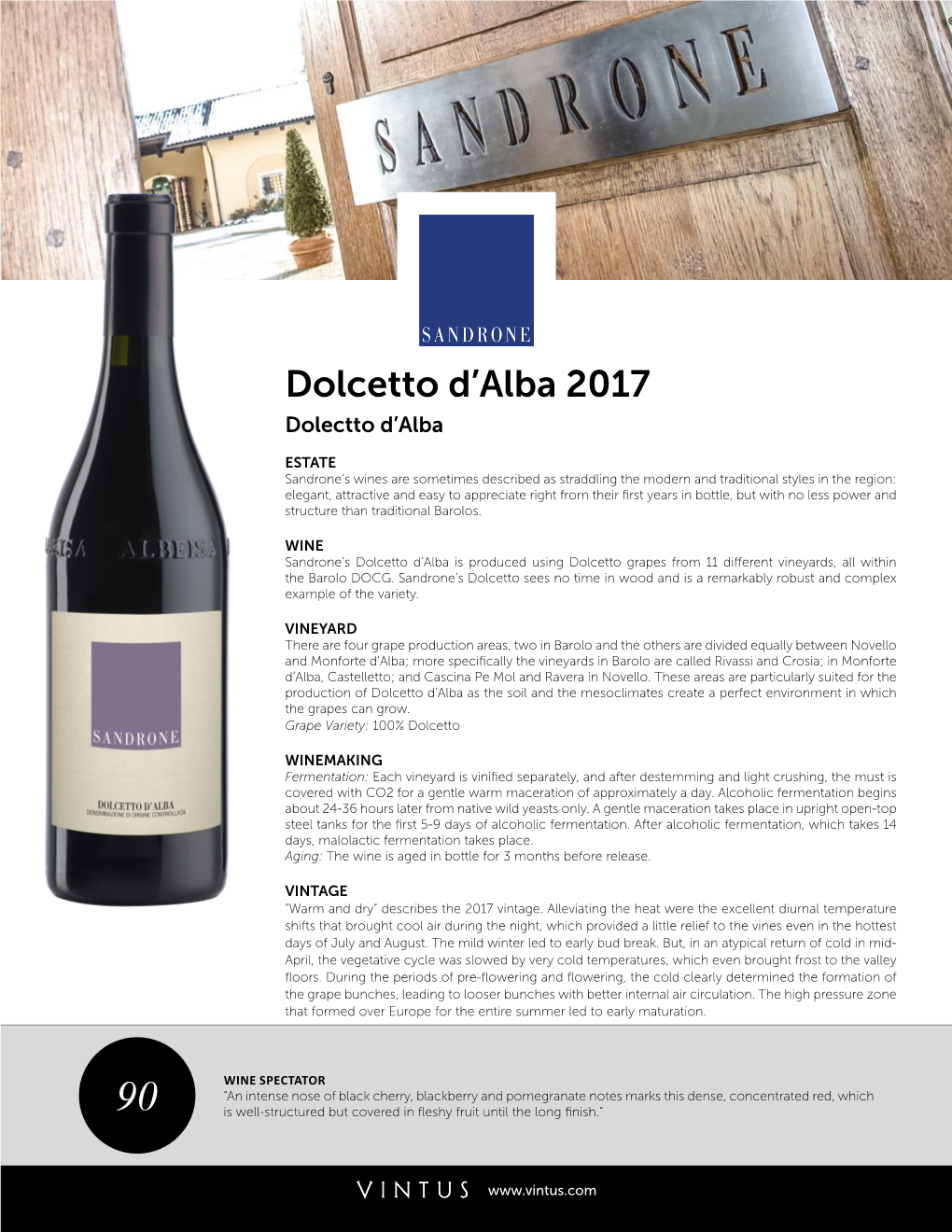 Dolcetto D'alba 2017