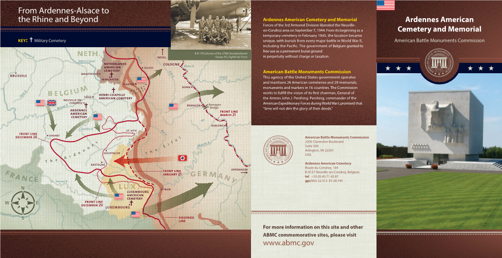 Brochure: Ardennes American Cemetery and Memorial