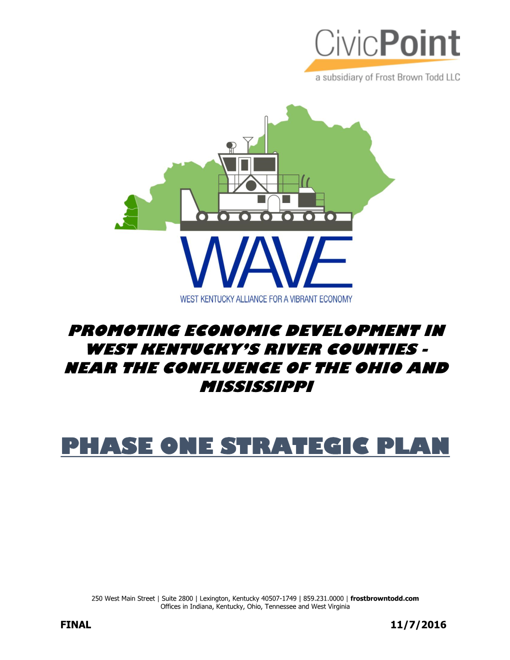 Phase One Strategic Plan