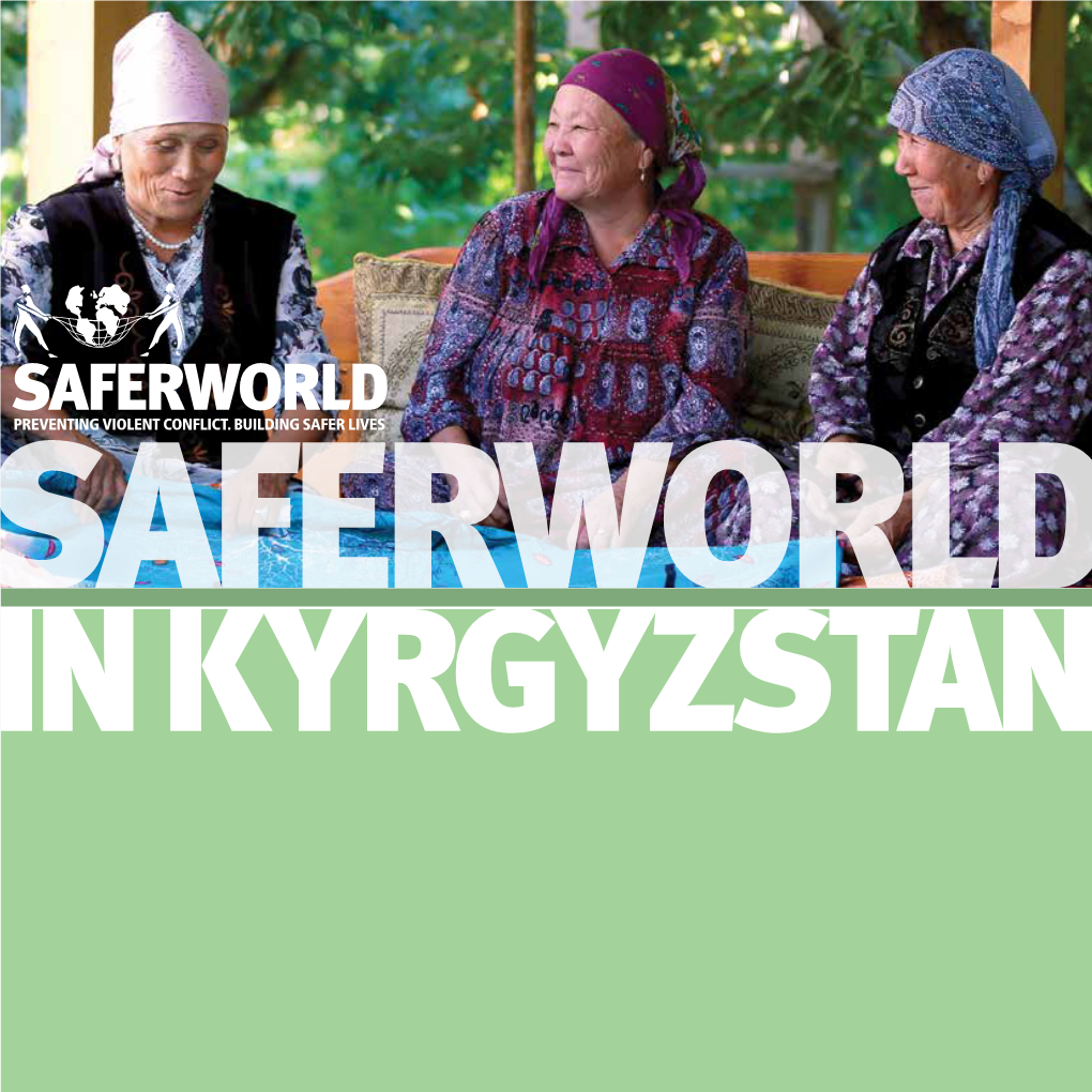 Saferworld in Kyrgyzstan Kazakhstan