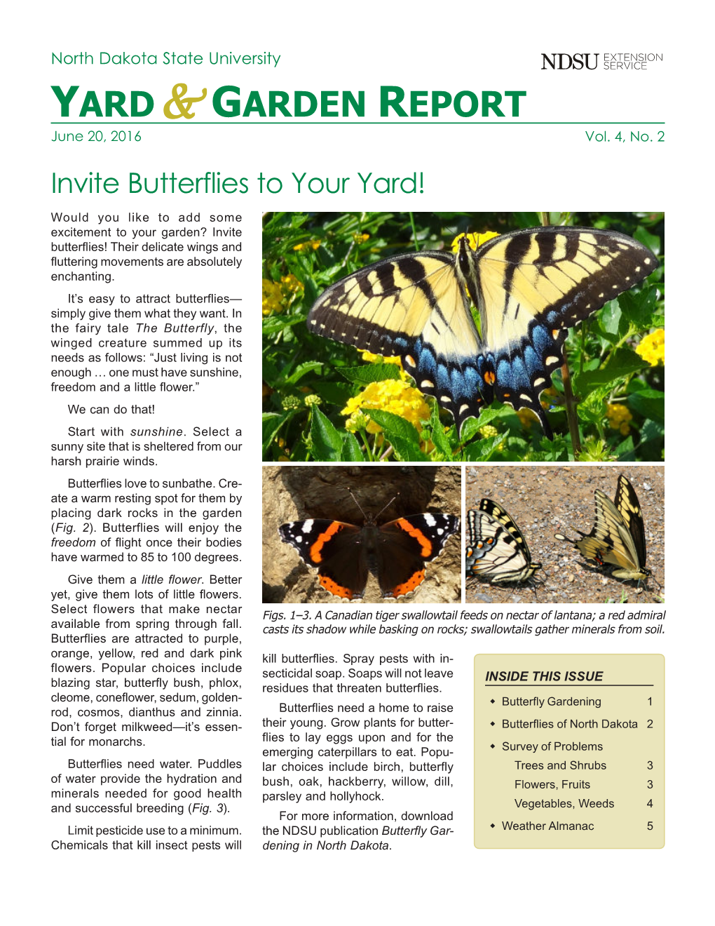 NDSU Yard & Garden Report