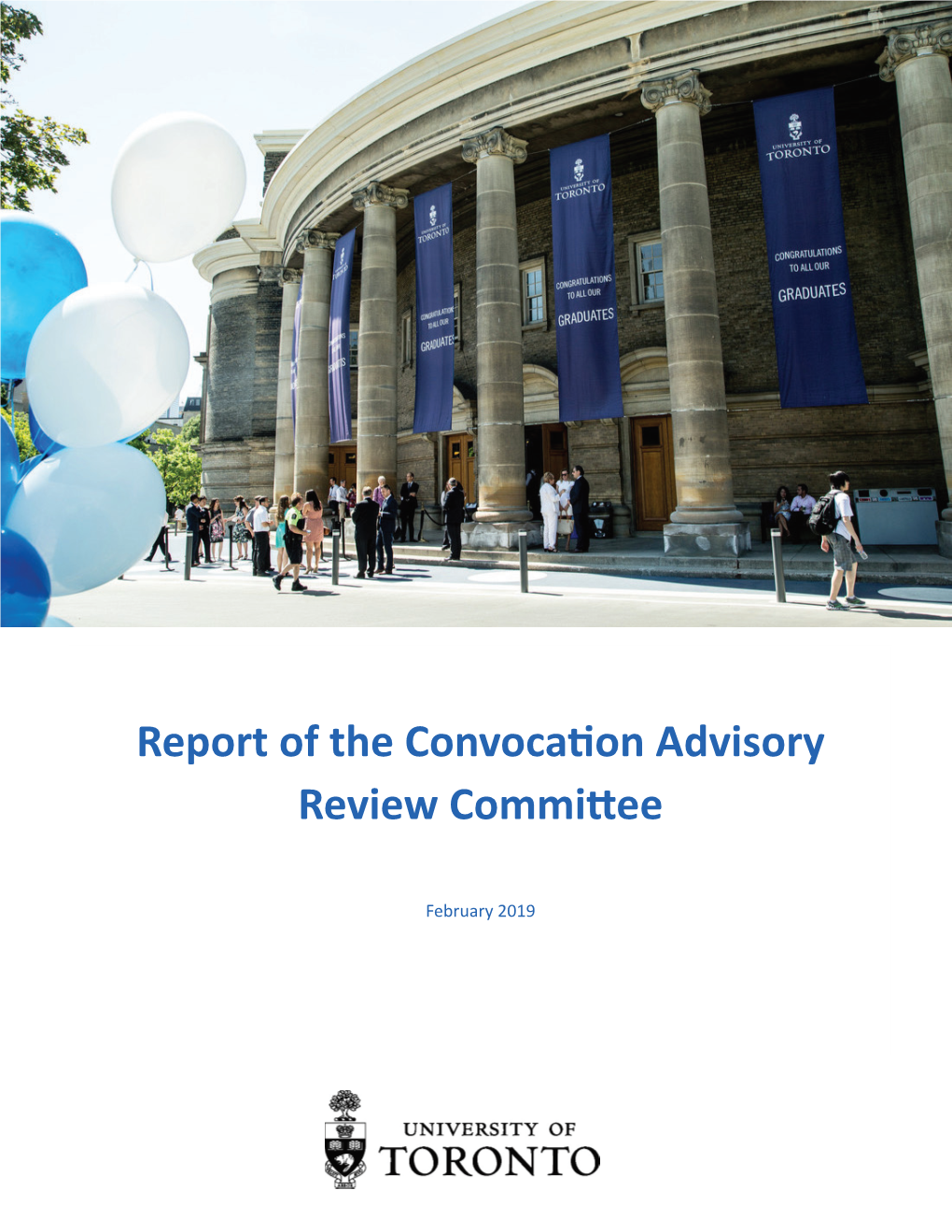 Report of the Convocation Advisory Review Committee