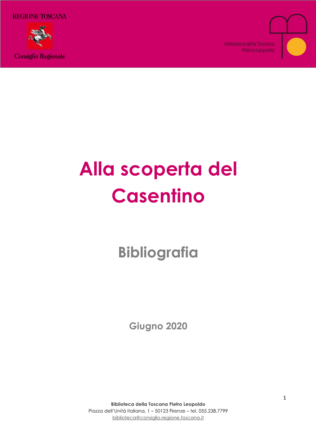 Alla Scoperta Del Casentino Giugno 2020