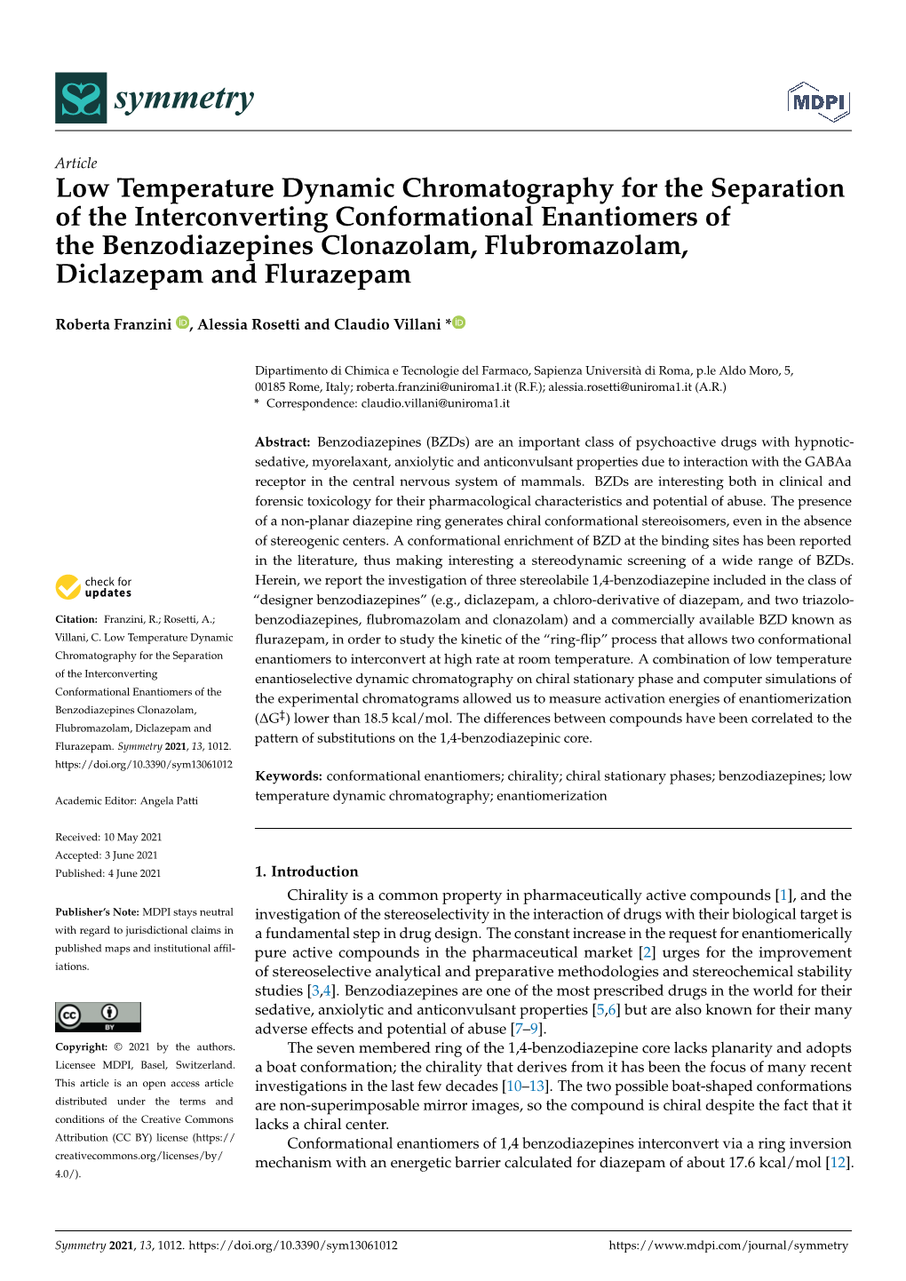 Low Temperature Dynamic Chromatography for the Separation