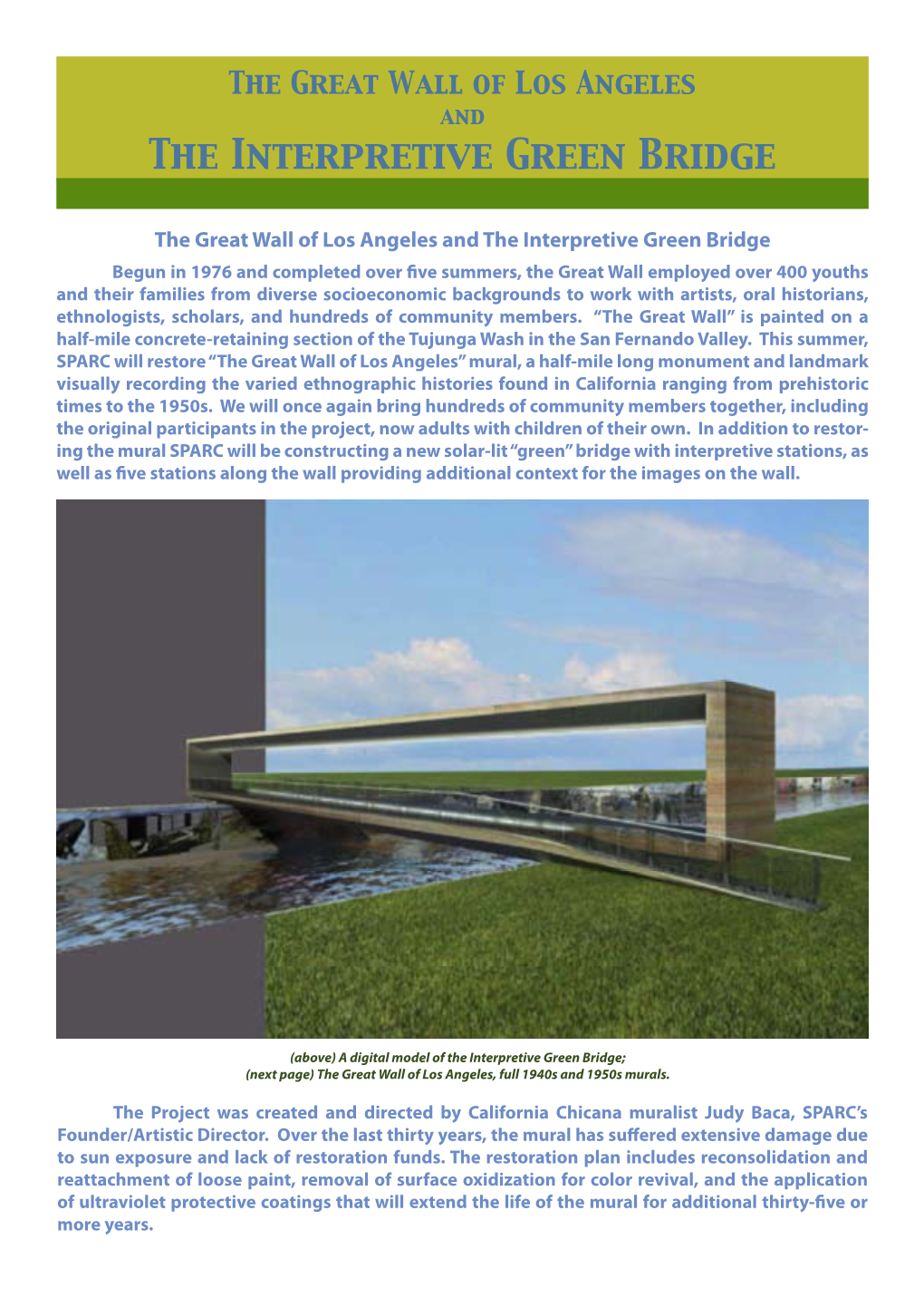 The Interpretive Green Bridge