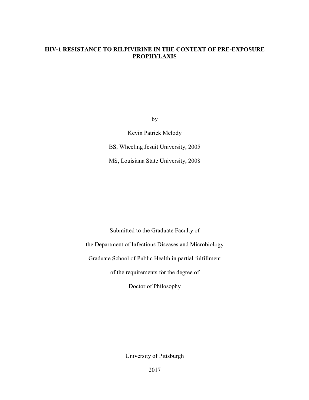 Table Hiv-1 Resistance to Rilpivirine in the Context Of