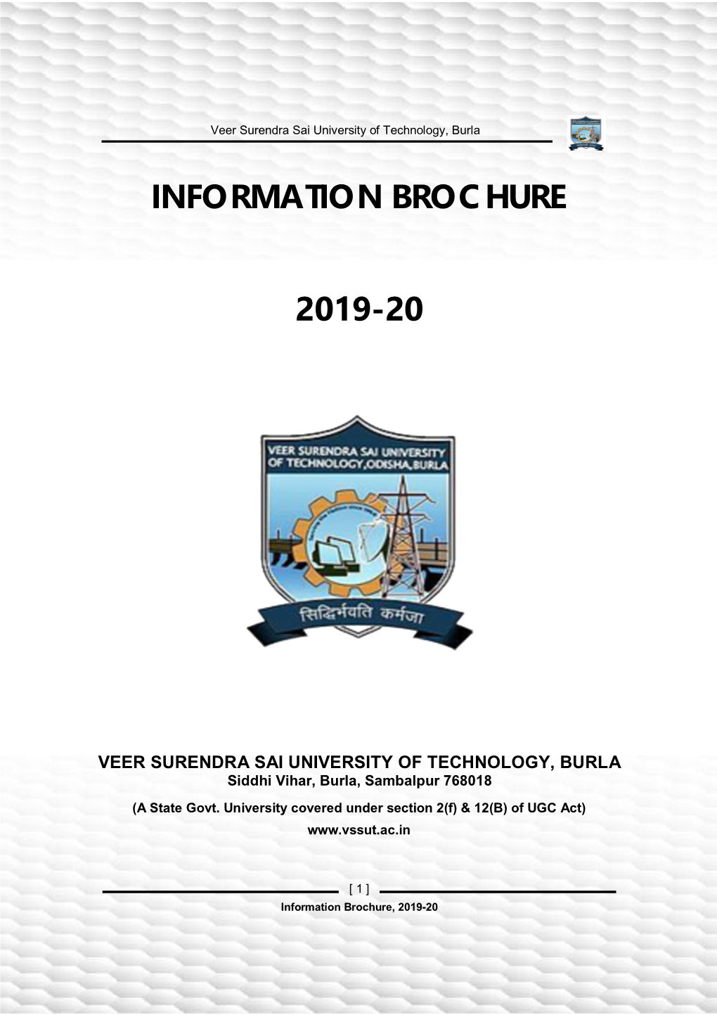 Information Brochure 2019-20