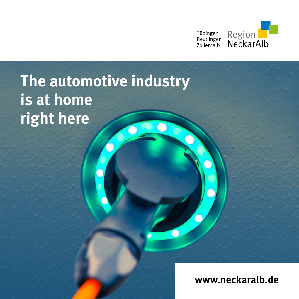 Automotive in the Neckar-Alb Region: a Strong Location