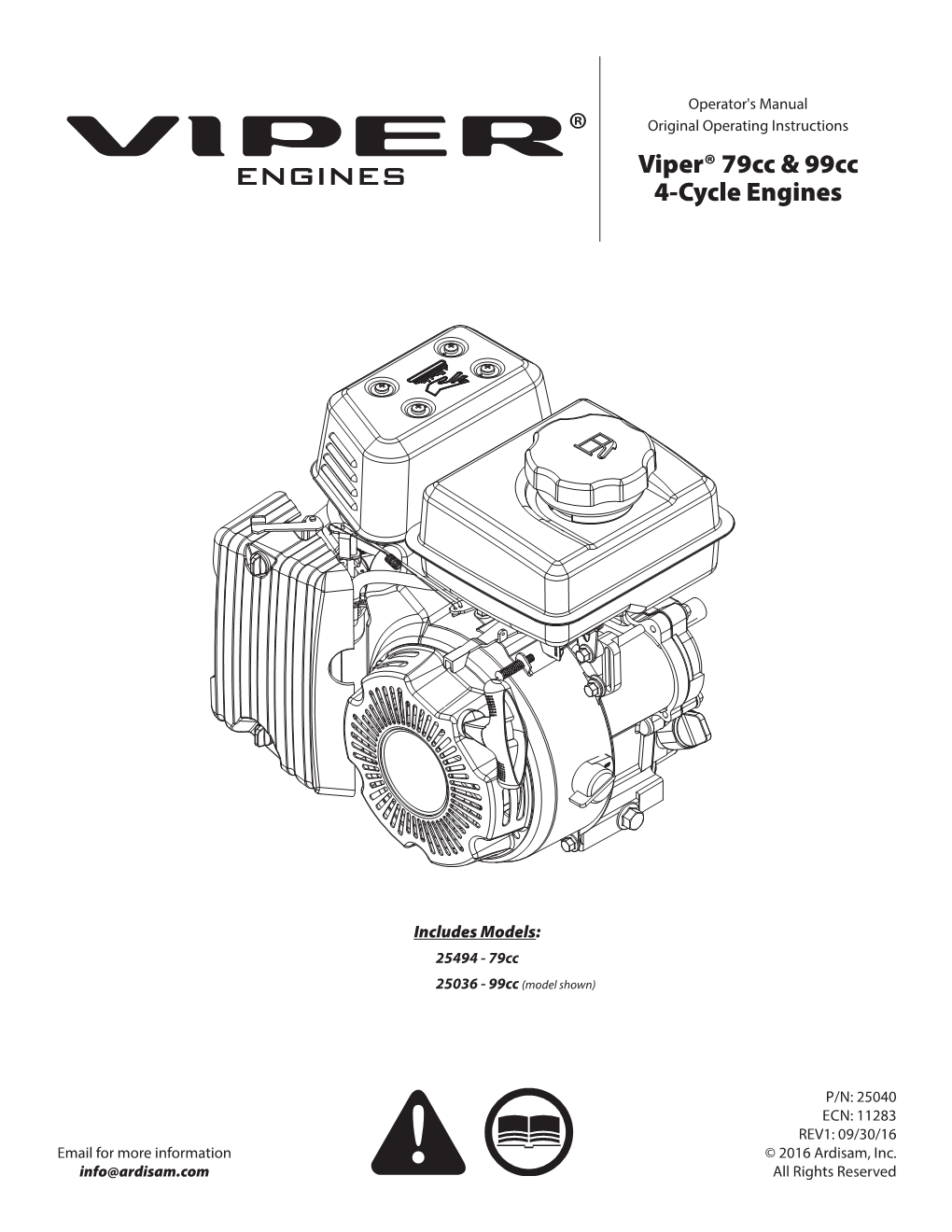 Viper® 79Cc & 99Cc 4-Cycle Engines