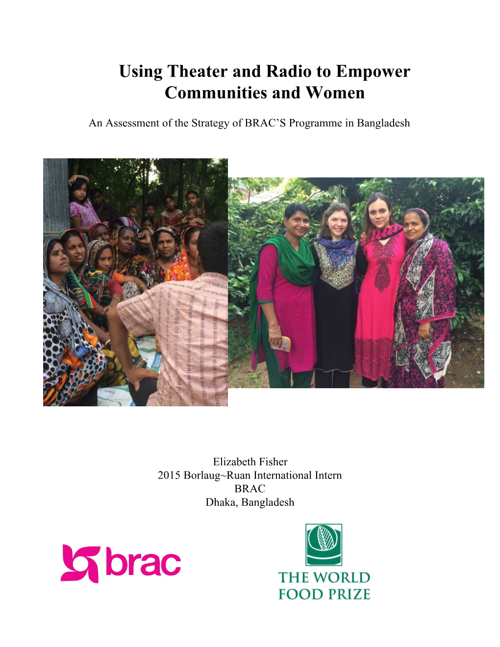 Using Theater and Radio to Empower Communities and Women