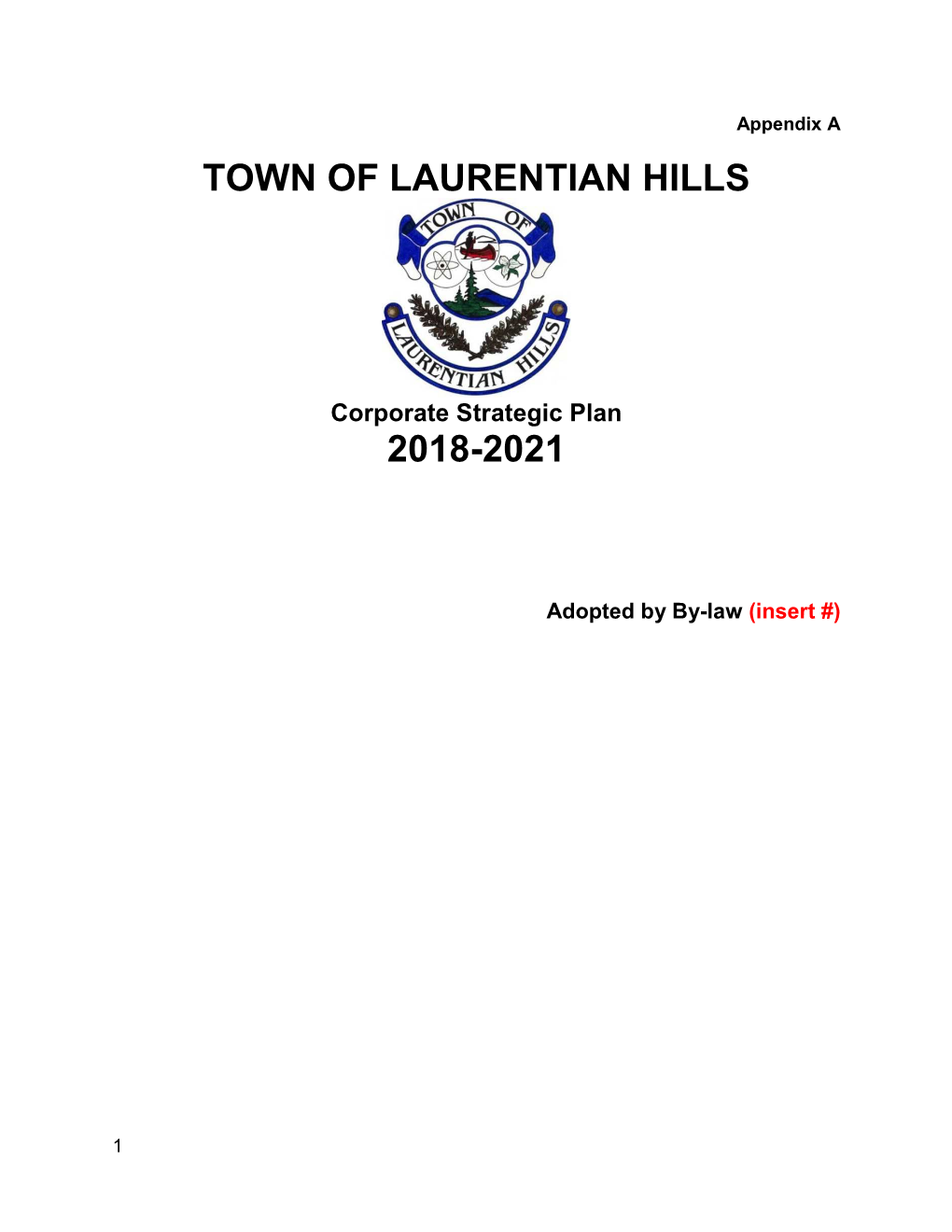 Town of Laurentian Hills 2018-2021