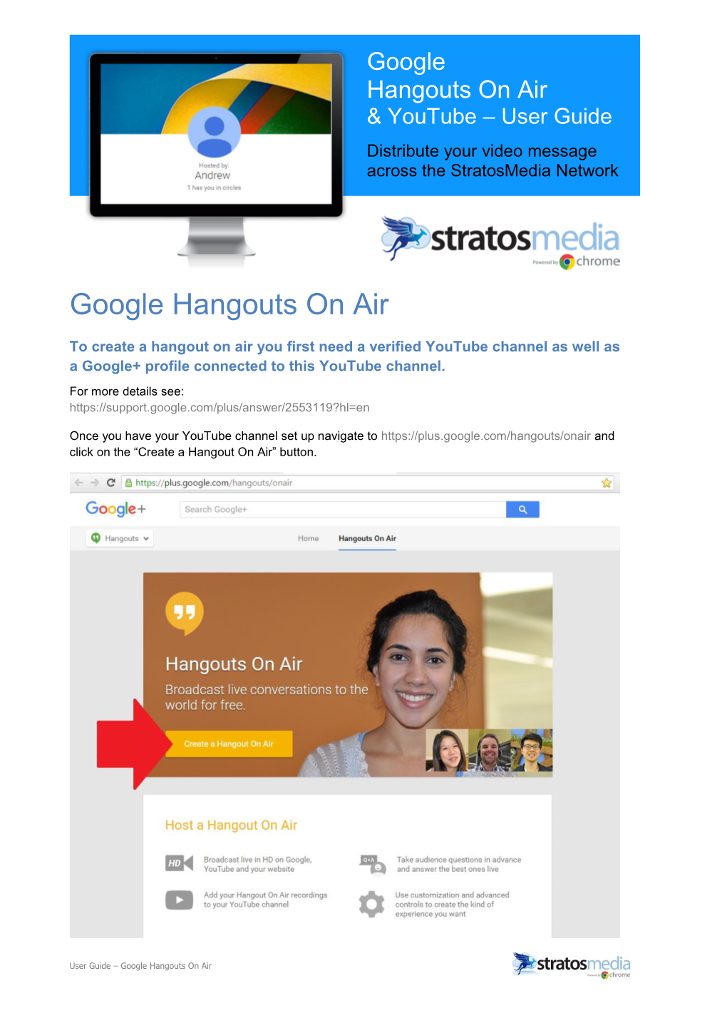 Google Hangouts on Air
