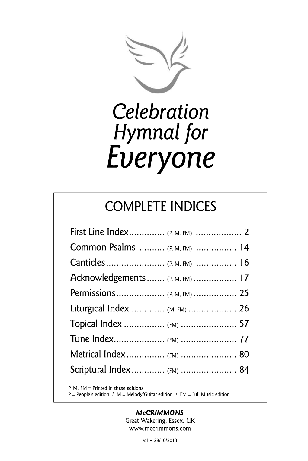 Celebration Hymnal for Everyone