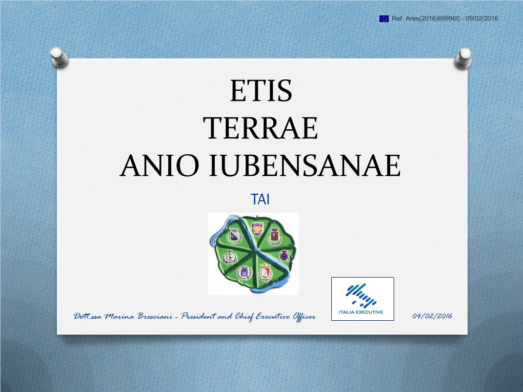 Etis Terrae Anio Iubensanae Tai