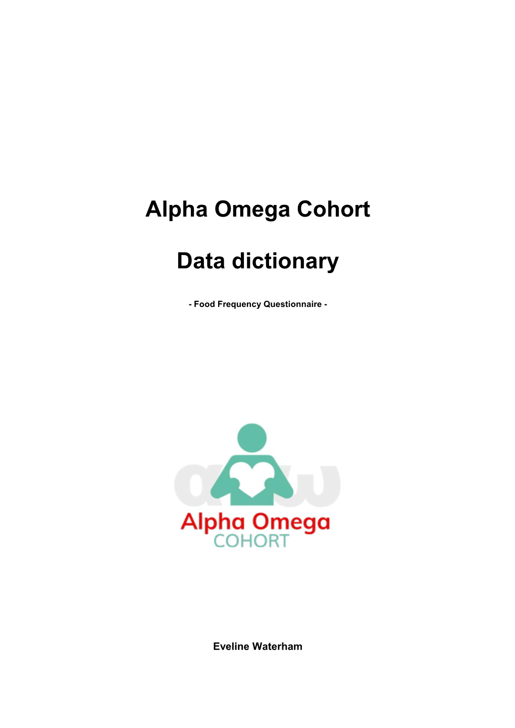 Alpha Omega Cohort Data Dictionary