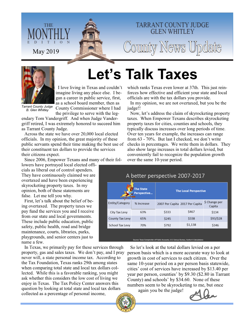 Let's Talk Taxes