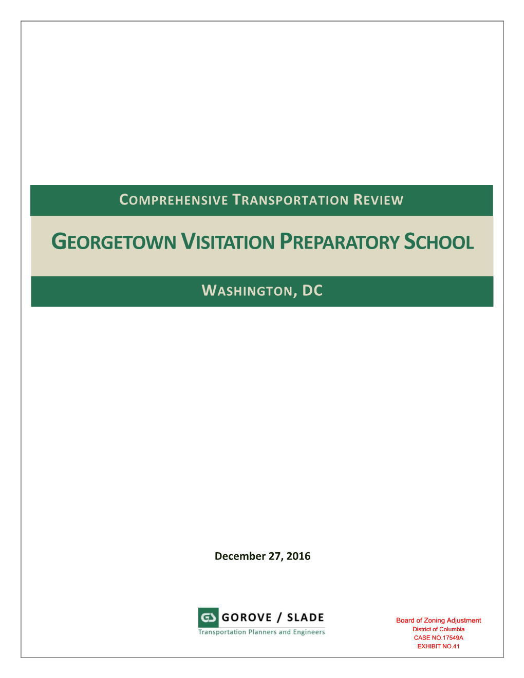 Georgetown Visitation Preparatory School