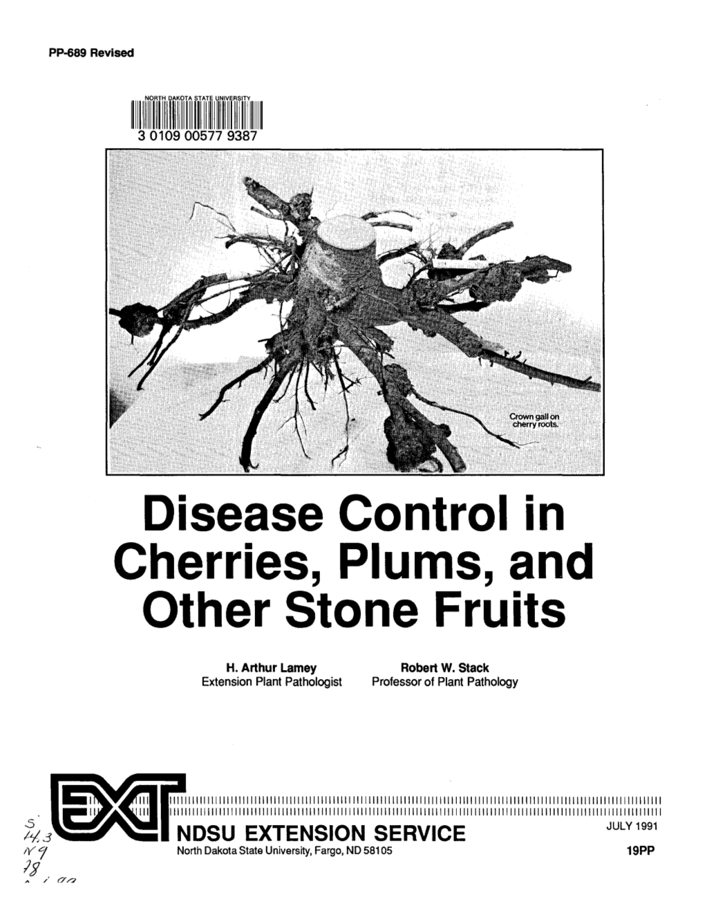 Disease Control in Cherries, Plums, and Other Stone Fruits