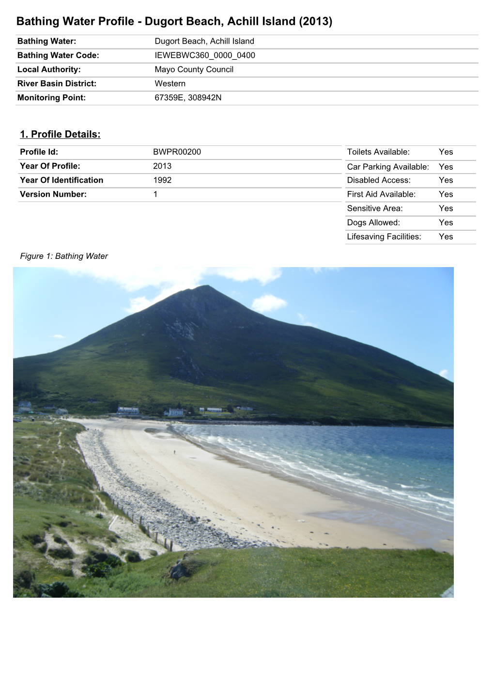 Dugort Beach, Achill Island (2013)