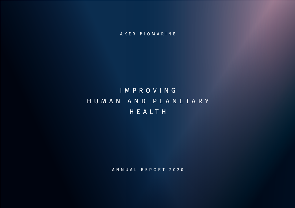 Improving Human and Planetary Health