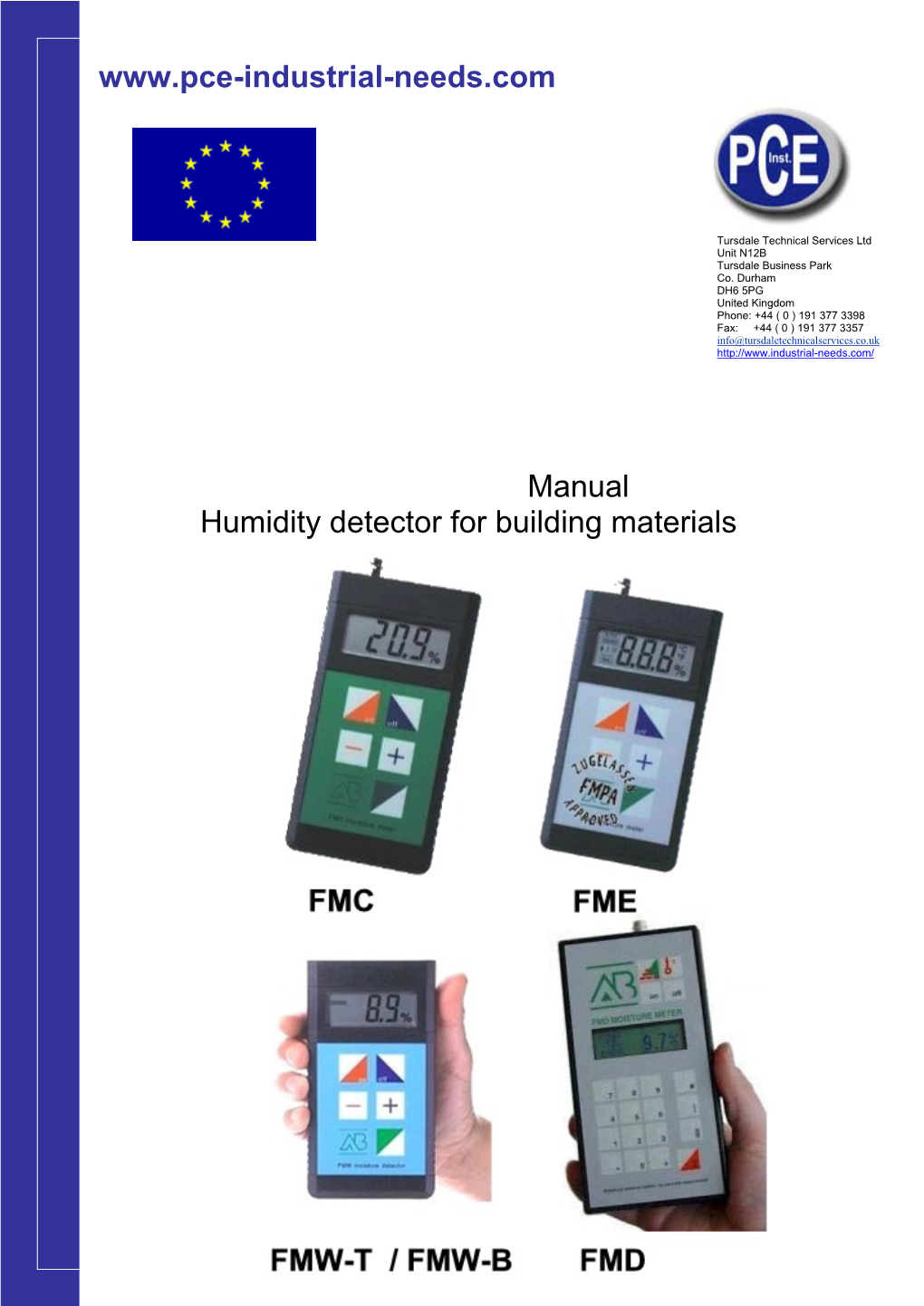 Manual Humidity Detector For