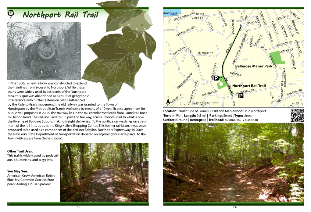 Northport Rail Trail THY CT C I U V L I T I N Y B L a for L E C M L E Y S C C ON