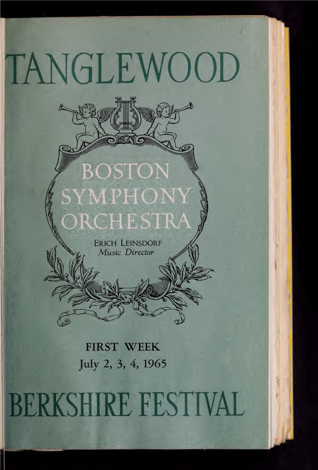 Boston Symphony Orchestra Concert Programs, Summer, 1965-1966