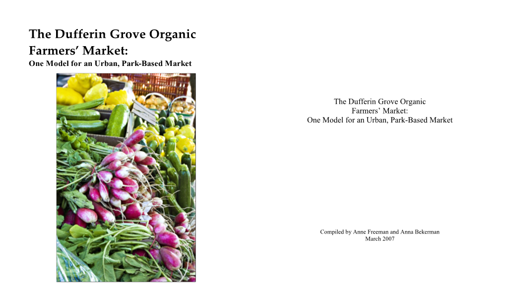The Dufferin Grove Organic Farmers' Market